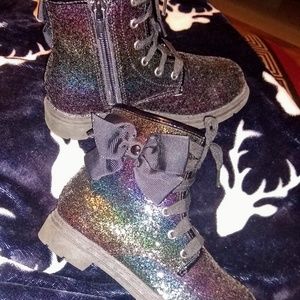 Metallic Jo Jo boots. Only worn twice.